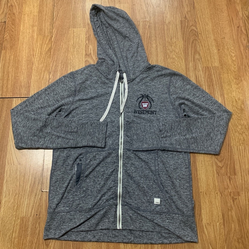 Vuori Halo Performance Hoodie 2.0 Women’s Size Large Gray Soft Stretch Comfort